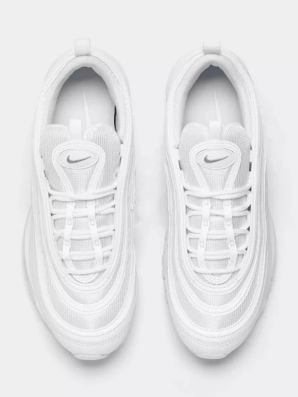 Nike White Air Max 97 Low-Profile Sneakers - Picture 6 of 9